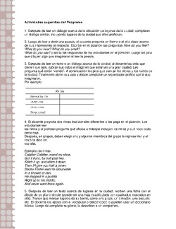 Actividades sugeridas Unidad 2 Imagen portada