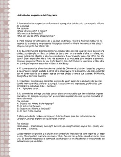 Actividades sugeridas Unidad 2 Imagen portada