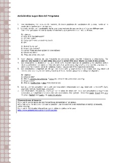 Actividades sugeridas Unidad 2 Imagen portada