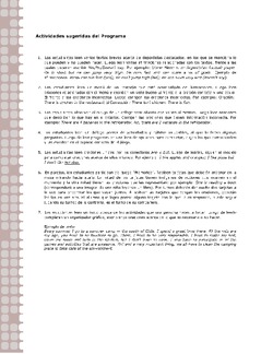 Actividades sugeridas Unidad 1 Imagen portada
