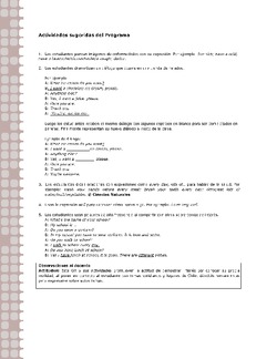 Actividades sugeridas Unidad 1 Imagen portada