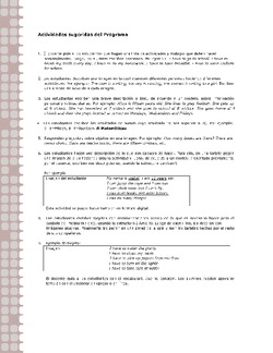 Actividades sugeridas Unidad 1 Imagen portada