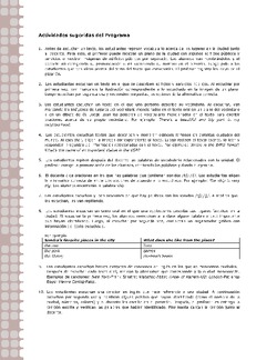 Actividades sugeridas Unidad 2 Imagen portada