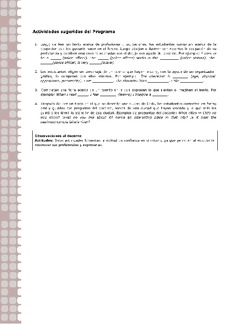 Actividades sugeridas Unidad 2 Imagen portada