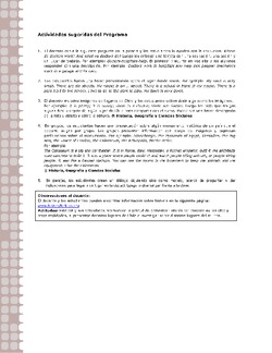 Actividades sugeridas Unidad 2 Imagen portada