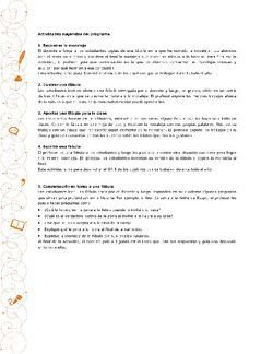 Actividades sugeridas Unidad 2 Imagen portada