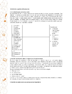 Actividades sugeridas Unidad 1 Imagen portada