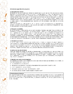 Actividades sugeridas Unidad 2 Imagen portada