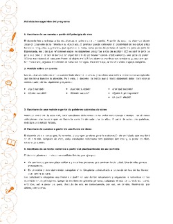 Actividades sugeridas Unidad 1 Imagen portada