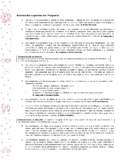 Actividades sugeridas Unidad 1 Imagen portada