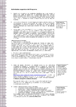 Actividades sugeridas Unidad 1 Imagen portada