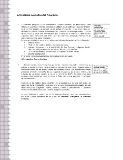 Actividades sugeridas Unidad 1 Imagen portada