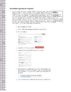 Actividades sugeridas Unidad 1 Imagen portada