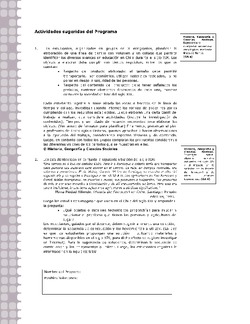Actividades sugeridas Unidad 2 Imagen portada
