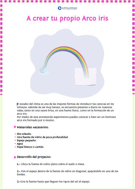 A crear tu propio arcoíris Imagen portada