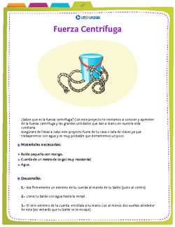 Fuerza centrífuga Imagen portada