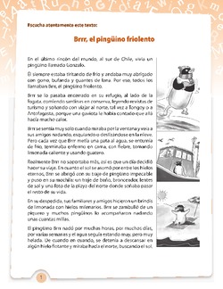 Texto el pinguino Imagen portada