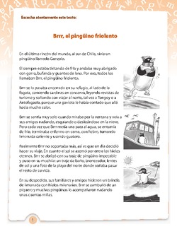 El pingüino, sonido medio e inicial. Imagen portada
