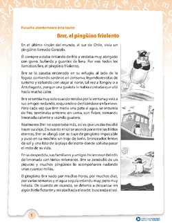 Comprensión secuencia El Pingüino Imagen portada
