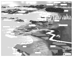 Imagen con nombres geográficos mudo Imagen portada