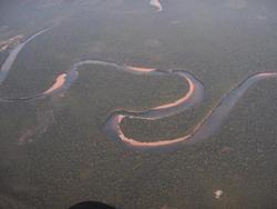 Fotografía aérea del río Orinoco Imagen portada