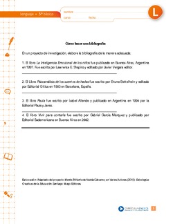 Cómo hacer una bibliografía Imagen portada