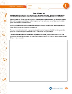 Carta del emperador Imagen portada