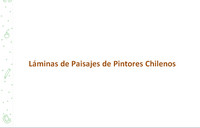 Láminas de paisajes de pintores chilenos Imagen portada