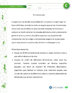 El sistema solar Imagen portada