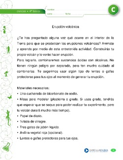 Erupción volcánica Imagen portada