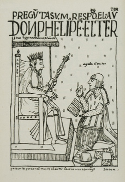 Rey Felipe III por Guamán Poma Imagen portada