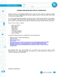 Grandes personajes de periodo conservador Imagen portada