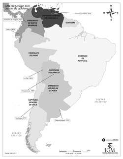 América (siglo XIX) Juntas de gobierno Imagen portada