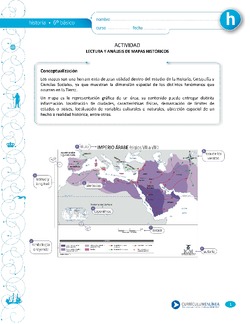 Lectura y análisis de mapa histórico Imagen portada