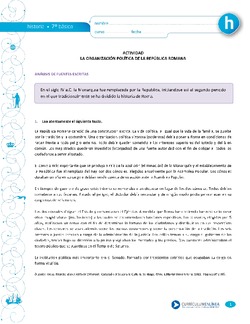 Política en la República Romana Imagen portada