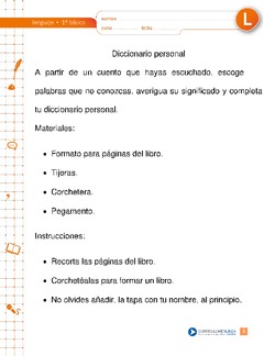 Mi diccionario personal Imagen portada
