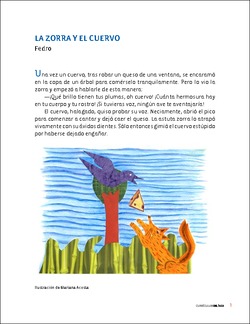 La zorra y el cuervo Imagen portada