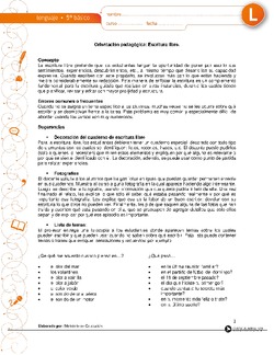 Escritura libre Imagen portada