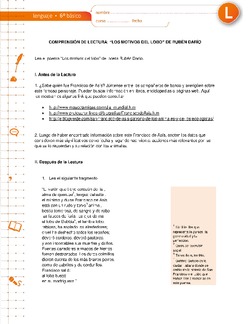 Comprensión de lectura: "Los motivos del lobo" de Rubén Darío Imagen portada