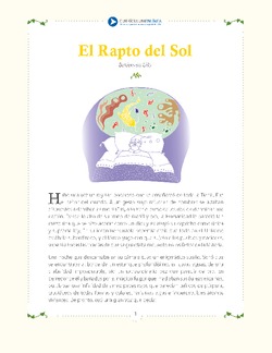 El rapto del sol Imagen portada