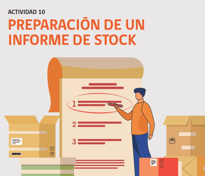 Actividad N°10: Preparación informe de stock Imagen portada