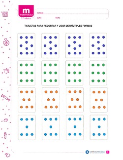 Tarjetas con puntos para recortar y usar de múltiples formas Imagen portada
