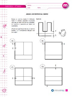 Juego: encontrar el camino Imagen portada