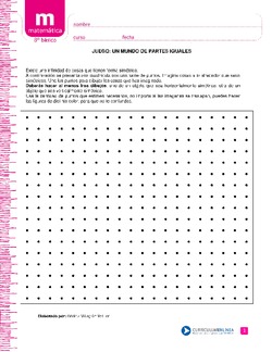 Juego: un mundo de partes iguales Imagen portada