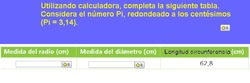 Cálculo de la medida del radio y del diámetro a partir de la medida de la longitud de una circunferencia (II) Imagen portada