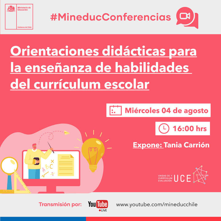 Conferencia: Orientaciones didácticas para la enseñanza de habilidades del currículum escolar Imagen portada