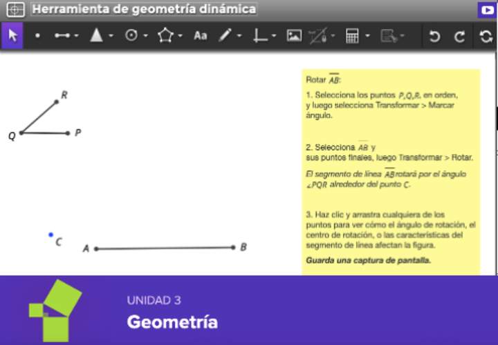 Herramienta de geometría dinámica Imagen portada