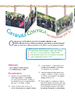 Caminata cósmica Imagen portada