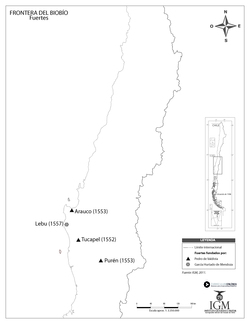 Frontera del Bio bío. Fuertes Imagen portada