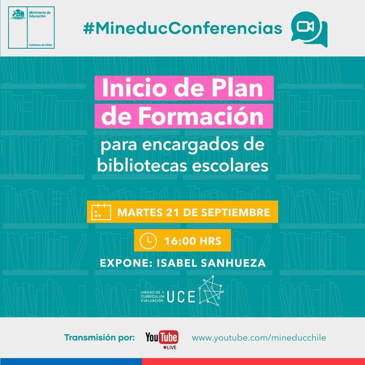 Inicio de Plan de Formación para encargados de bibliotecas escolares Imagen portada